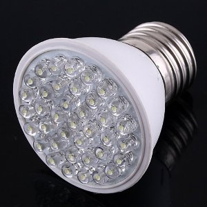 Светодиодная лампа 1,9W/220V/E27/38 LED - холодно белый свет 