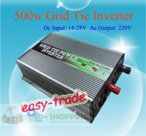 Сетевой инвертор Grid Tie 500Вт для ветрогенератора / солнечных панелей  