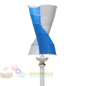 Вертикальный ветрогенератор WindKraft WK-100V - 100Вт 12/24/48В  Номинальная мощность: 100W
Напряжение: 12/24/48V (под заказ)
Стартовая скорость ветра: 1.5m/s
Номинальная скорость ветра:10m/s
Вес: 13,5kg
Турбина диаметром:0.6m
Высота турбины: 1,2m