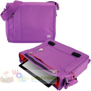 CaseCrown горизонтальная сумка для IPad 2 / IPad 3-го поколения - Фиолетовая 