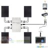 Сетевой инвертор MPPT Micro Grid Tie 1200Вт для солнечных панелей  - Сетевой инвертор MPPT Micro Grid Tie 1200Вт для солнечных панелей 