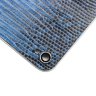 Задняя крышка для IPhone 4/4S White декорирована кожей игуаны синего цвета - IG-0098 (1).jpg
