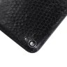 Задняя крышка для IPhone 4/4S Black декорирована кожей морской змеи фиолетового цвета - SS-0112 (2).jpg
