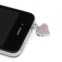Swarovski  кристалл-сердце для Вашего iPad, IPad 2, iPhone, Galaxy S, и т.д.