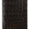 Задняя крышка для IPhone 4/4S White декорирована кожей аллигатора оливкового цвета - AL-0110 (1).jpg