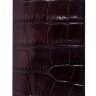 Задняя крышка для IPhone 4/4S Black декорирована кожей аллигатора тёмно-коричневого цвета - AL-0015 (1).jpg