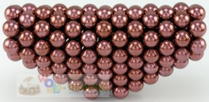 Неокуб Розовый  5mm  Комплектация: 125 шариков 5mm 
Покрытие: NiCuNi+цвет
N38