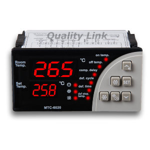 Цифровой регулятор температуры / Термостат. 2 датчики температуры. 