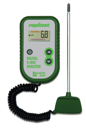 RAPITEST 3 в 1 цифровой прибор для измерения рН, температуры, плодородности № 1835. 