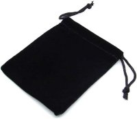 Черный  подарочный мешочек для неокуба, ювелирный изделий 