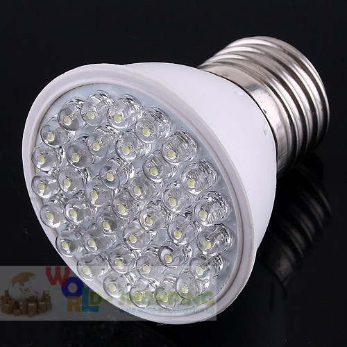 Світлодіодна лампа 1,9W/220V/E27/38 LED - холодно біле світло