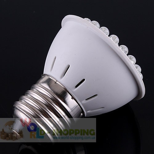 Світлодіодна лампа 1,9W/220V/E27/38 LED - холодно біле світло
