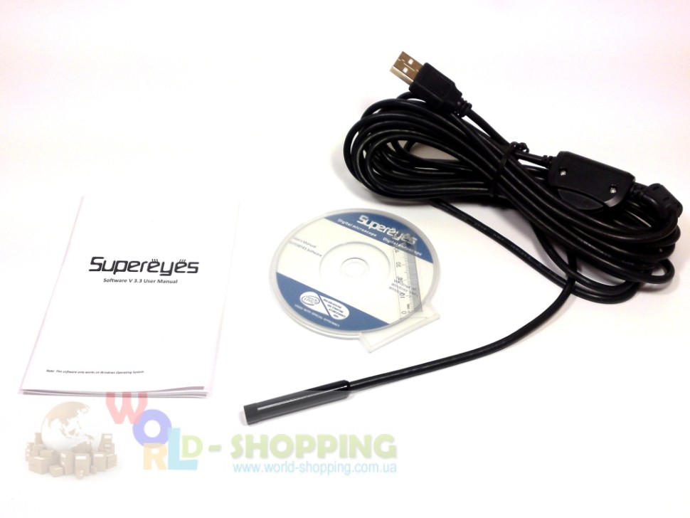 7mm USB эндоскоп/5м кабеля