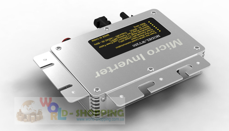 Мережевий інвертор Grid Tie micro 250Вт IP67 для сонячних панелей 