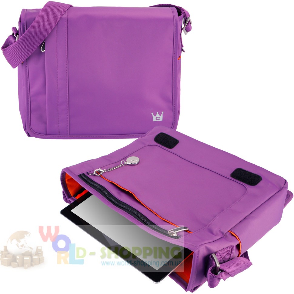 CaseCrown горизонтальная сумка для IPad 2 / IPad 3-го поколения - Фиолетовая
