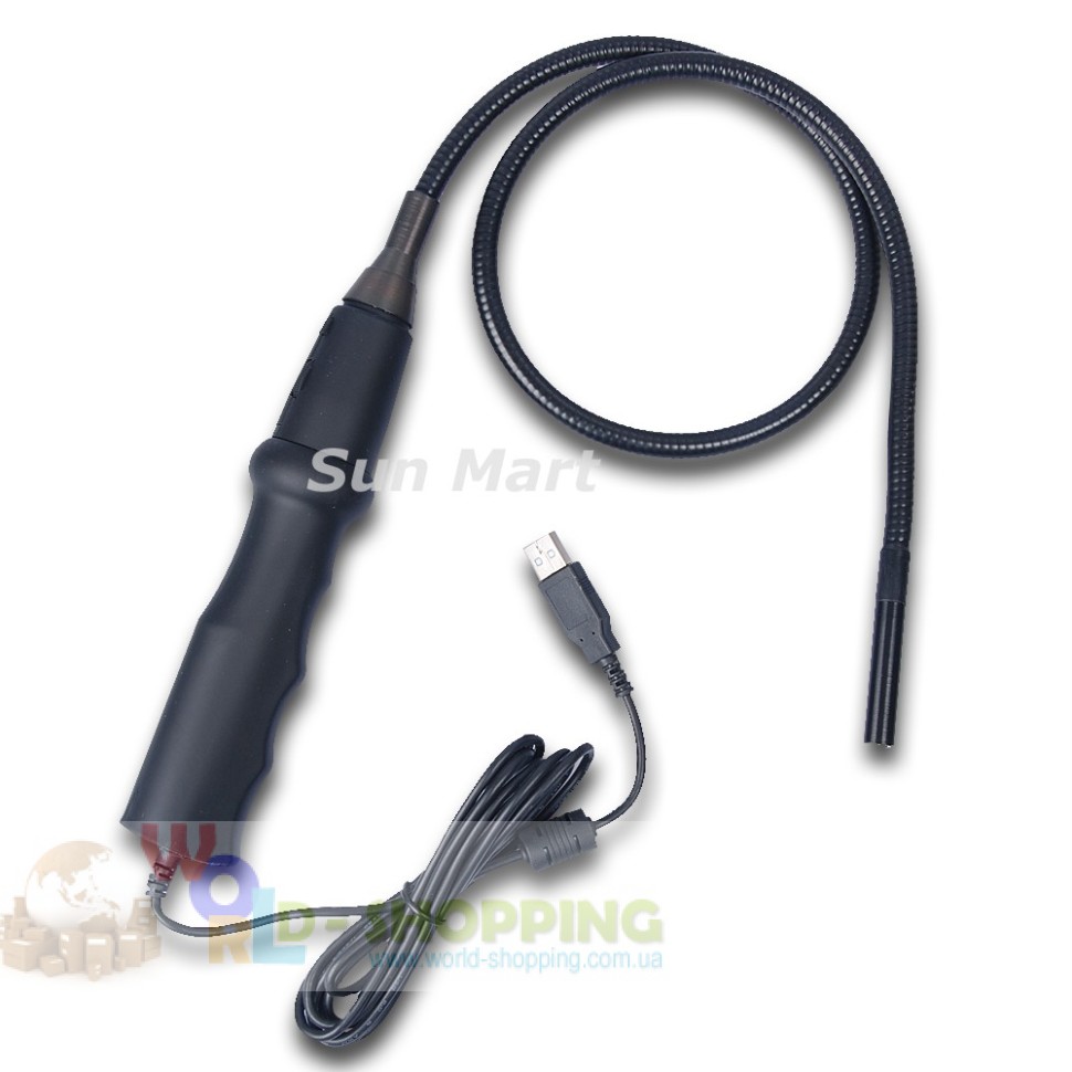 10mm USB эндоскоп / инспекционная камера  с гибким кабелем