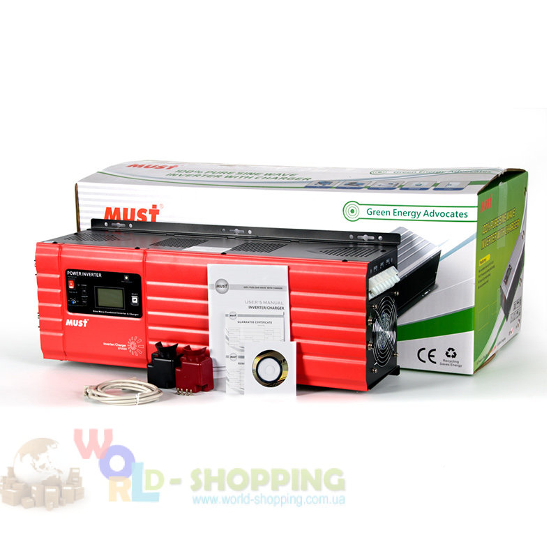 Інвертор MUST POWER PH 1,5 кВт - 12В-220В чистий синус