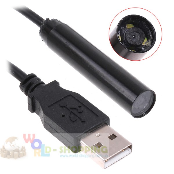 10mm USB эндоскоп/2м. кабеля