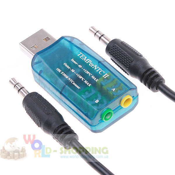 USB термометр (два датчики температури) 