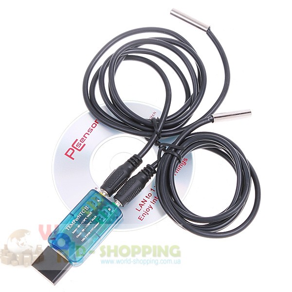 USB термометр (два датчики температури) 