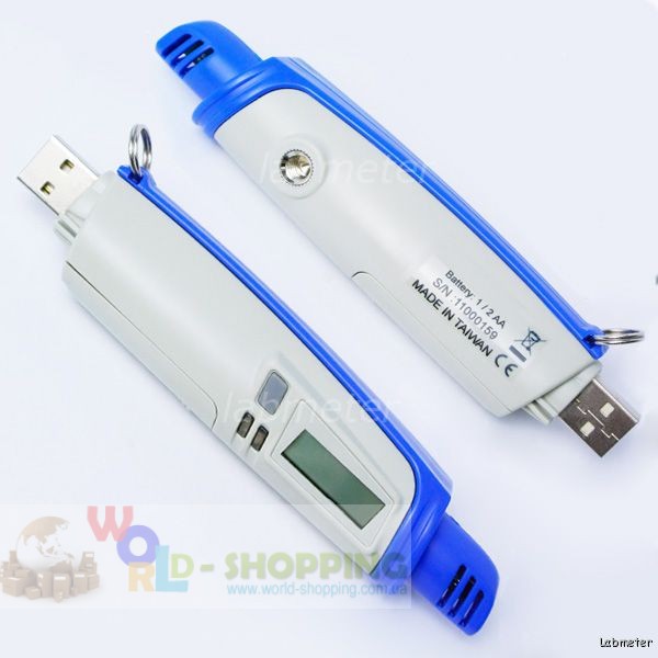  USB даталоггер для записи данных температуры и влажности