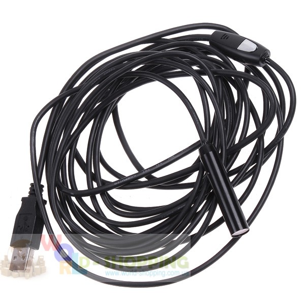 10mm USB эндоскоп/5м. кабеля 