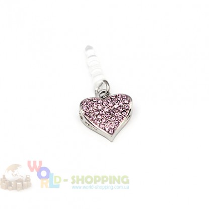 Swarovski кристал-серце для вашого iPad, IPad 2, iPhone, Galaxy S, і т.д.