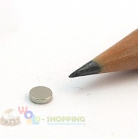 Диск d 4 мм h 1мм N 48 усилие на отрыв 300 г. 