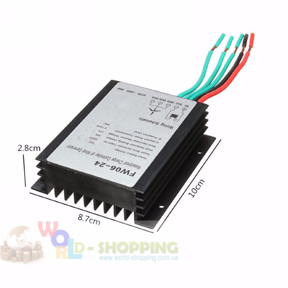 Контроллер заряда FW06-24 для ветрогенератора 600W 24V