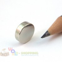 Диск d 10 мм h 2 мм N 48 зусилля відрив 1.5 кг. 