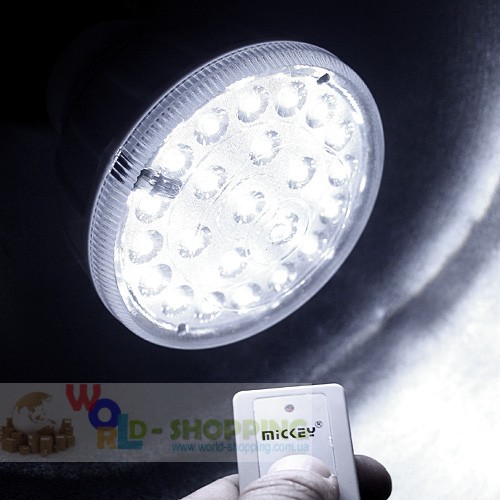 Лампа 2W 23LED з дистанційним пультом та вбудованим акумулятором