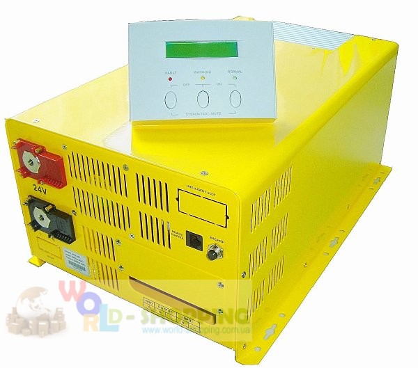 Інвертор 24v 4000w чистий синус із зарядним пристроєм 60A