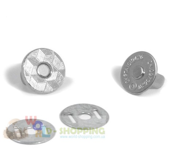 Магнітна клямка для сумок та чохлів D14.5 mm