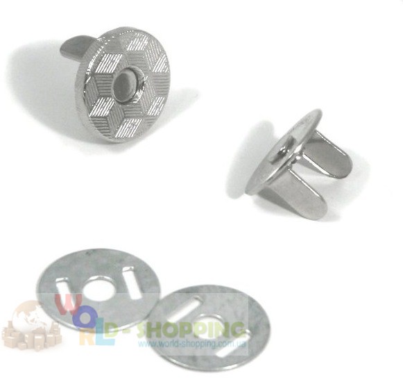 Магнітна клямка для сумок та чохлів D14.5 mm