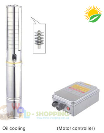 4&quot; Відцентровий сонячний насос 4SPW 1320Вт DC 72В