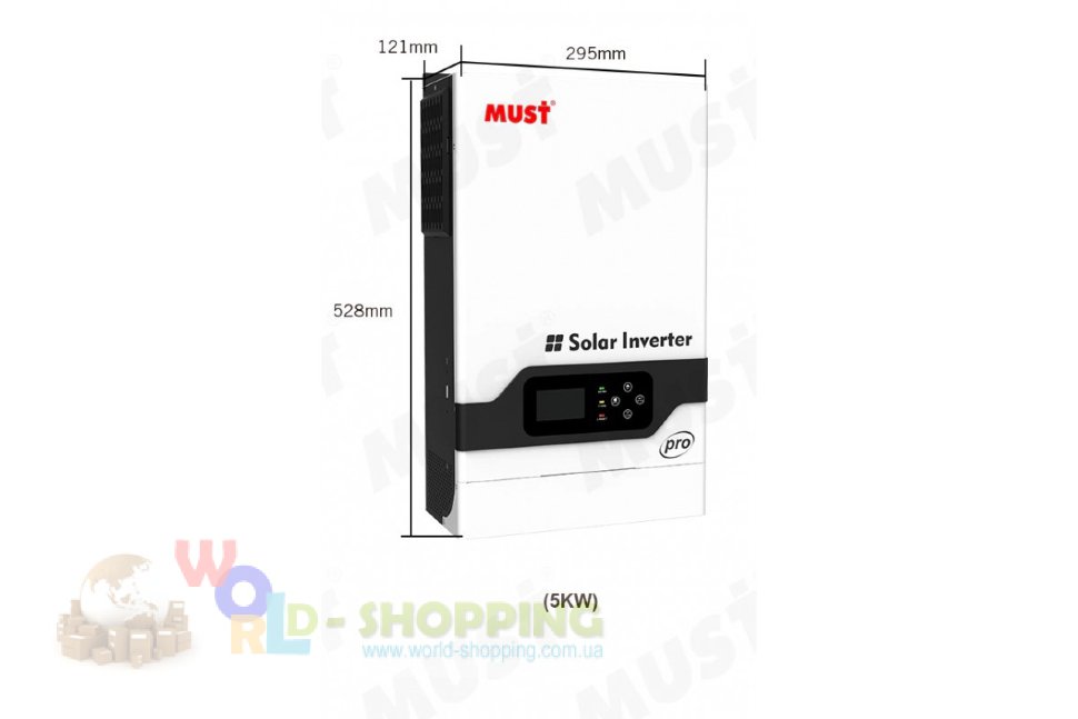 Гибридный инвертор MUST POWER PV18 5248 PRO, 5200W 48V