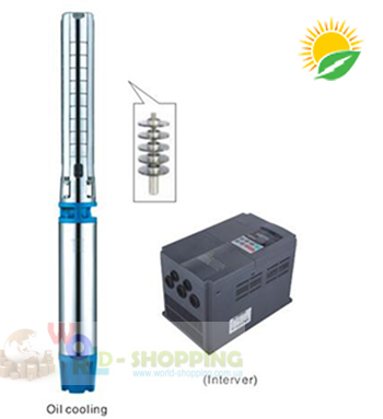6&quot; Відцентровий сонячний насос 6SPW 5,5 кВт DC 540 В з інвертором 