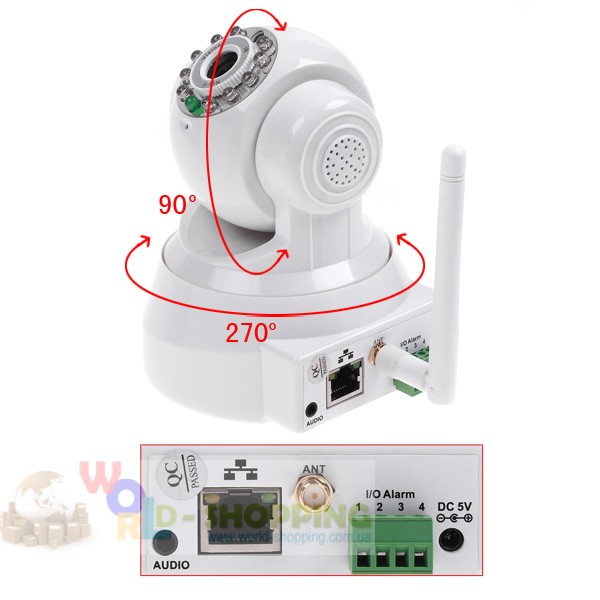 Бездротова WiFi IP-камера нічного бачення 