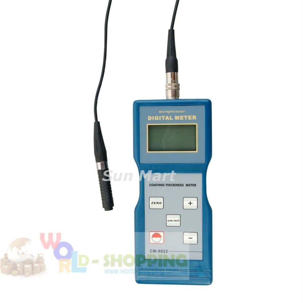 CM8822 Товщиномір лакофарбових покриттів F/NF зонди