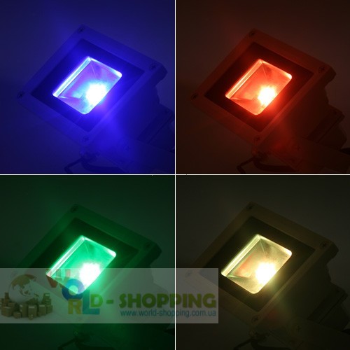 10 Вт LED прожектор 900LM с пультом дистанционного управления