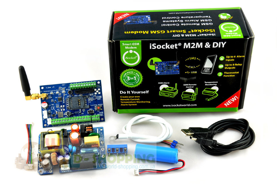 iSocket Smart GSM Modem №1: для розробки власної системи дистанційного контролю