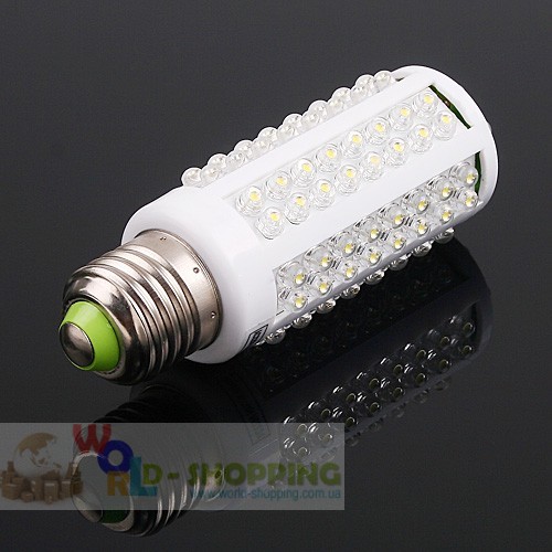 Светодиодная лампа 7W/220V/E27/108 LED - холодно белый свет
