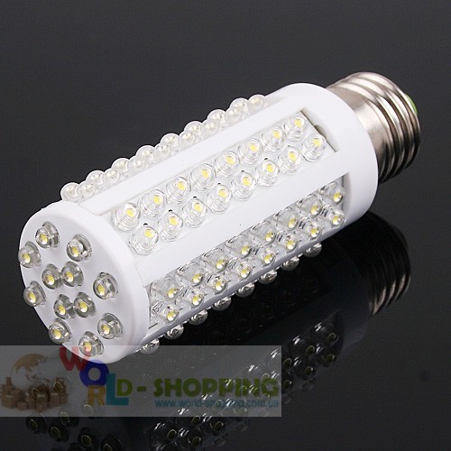 Светодиодная лампа 7W/220V/E27/108 LED - холодно белый свет