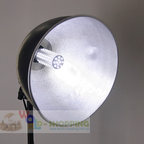 Светодиодная лампа 7W/220V/E27/108 LED - холодно белый свет