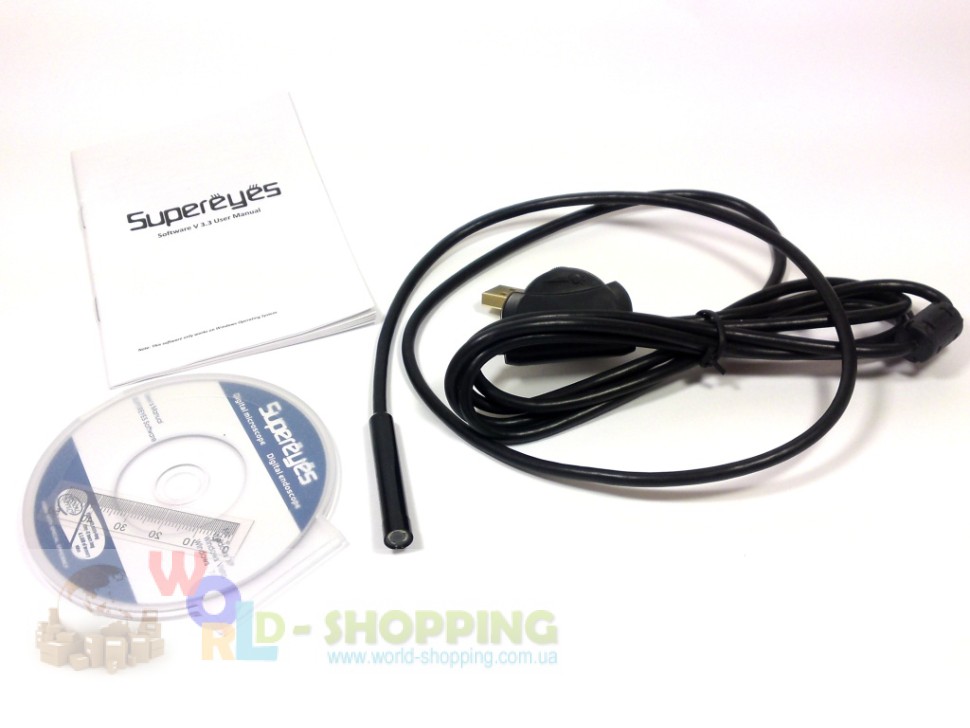 7mm USB ендоскоп/2м кабелю 